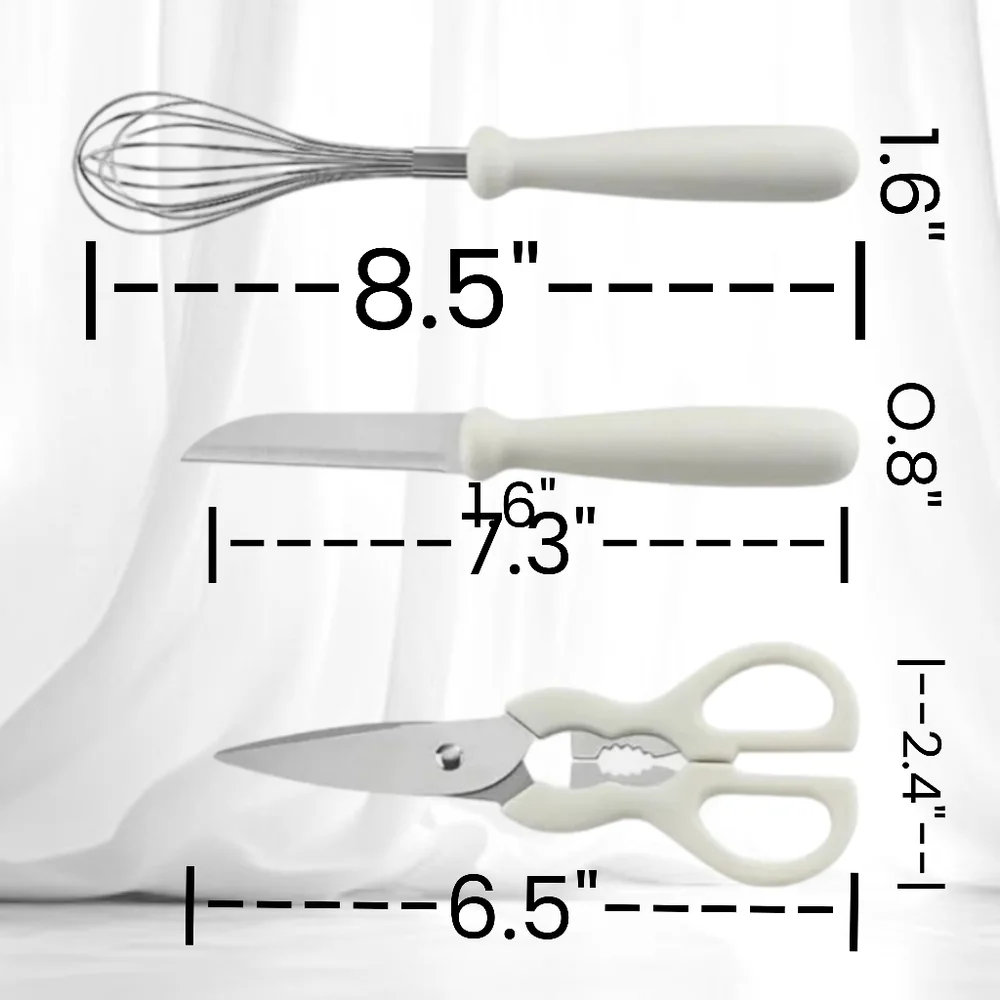 Kitchen Gadget ~ Small Tool Set for Your Kitchen with Storage. 6 Pcs NWT